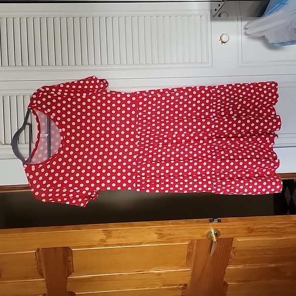 Polka Dot Mini Dress - Picture 14 of 17